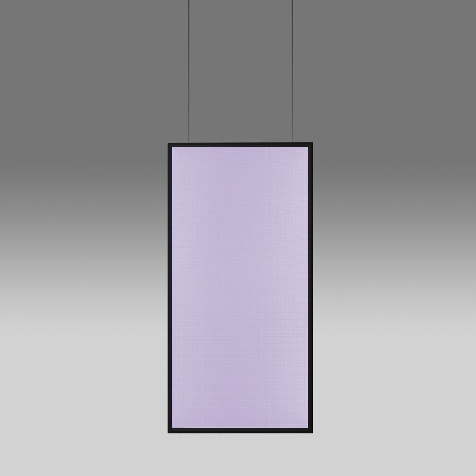 Discovery Space Rectangular White Violet Integralis - Perfect for Home Decor, Office Spaces & Modern Interior Design