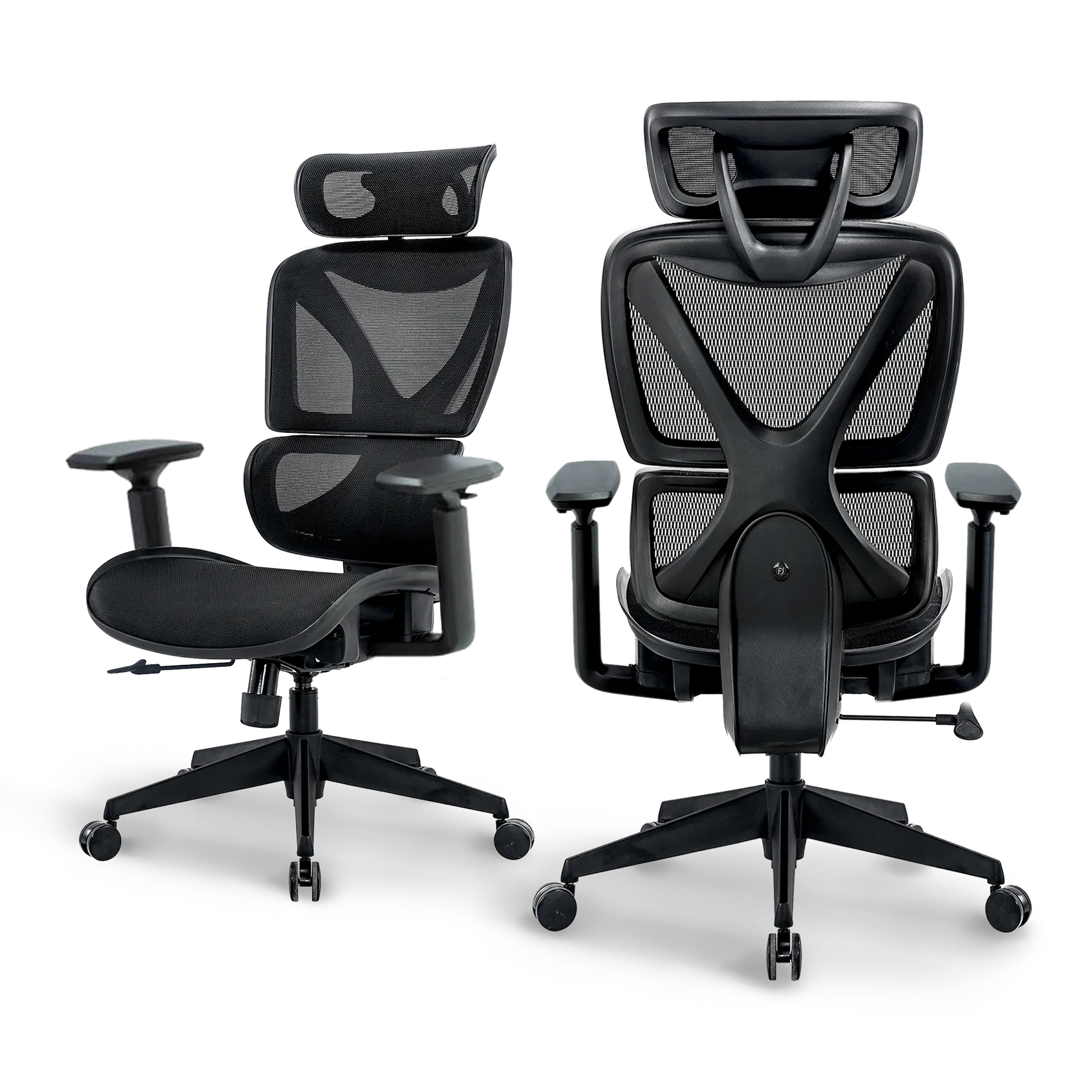 Ergonomic Office Chair with Lumbar Support - Adjustable Height & Swivel - Bea Comfortable Desk Chair for Home & Office Use - Perfect for Long Hours of Work or Gaming Sessions