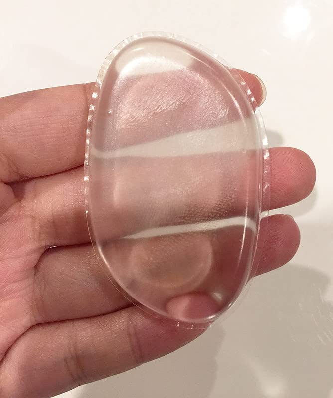 Belicia 3-Piece Clear Silicone Makeup Sponge Set - Perfect for BB Cream, CC Cream, Foundation & Concealer Blending - Air Cushion Cosmetic Blender for Flawless Makeup Application (3 Clear) - Ideal for Travel, Daily Use & Professional Makeup Artists