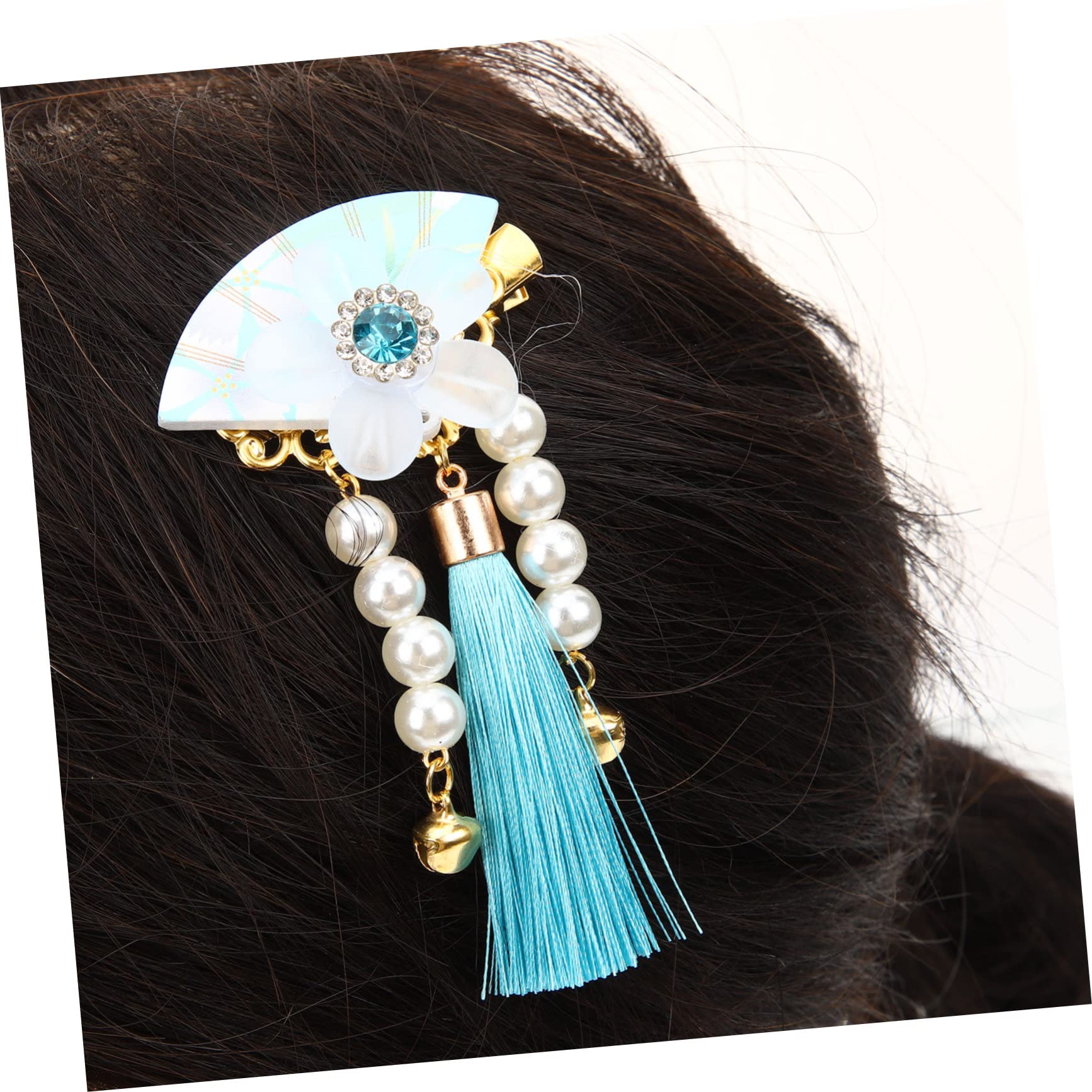Elegant Japanese Tassel Hairpins Set - 2PCS Decorative Hair Clips for Women & Girls, Kimono Hair Ornament Accessories | Perfect for Traditional Japanese Outfits, Cosplay, Weddings and Special Occasions