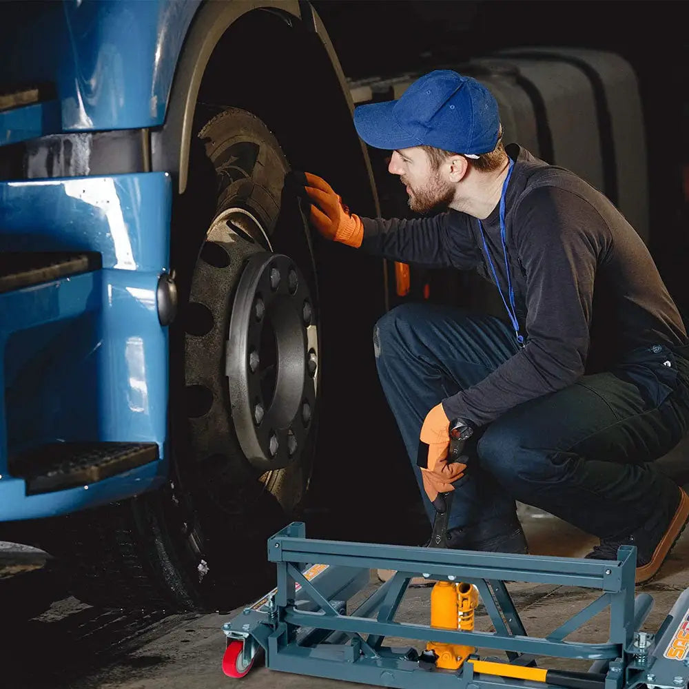 Gaither SAFERGO Truck Wheel Dolly Y471106 - Heavy Duty Mobile Service Equipment for Vehicle Repair & Maintenance | Ideal for Mechanics, Auto Shops & Roadside Assistance