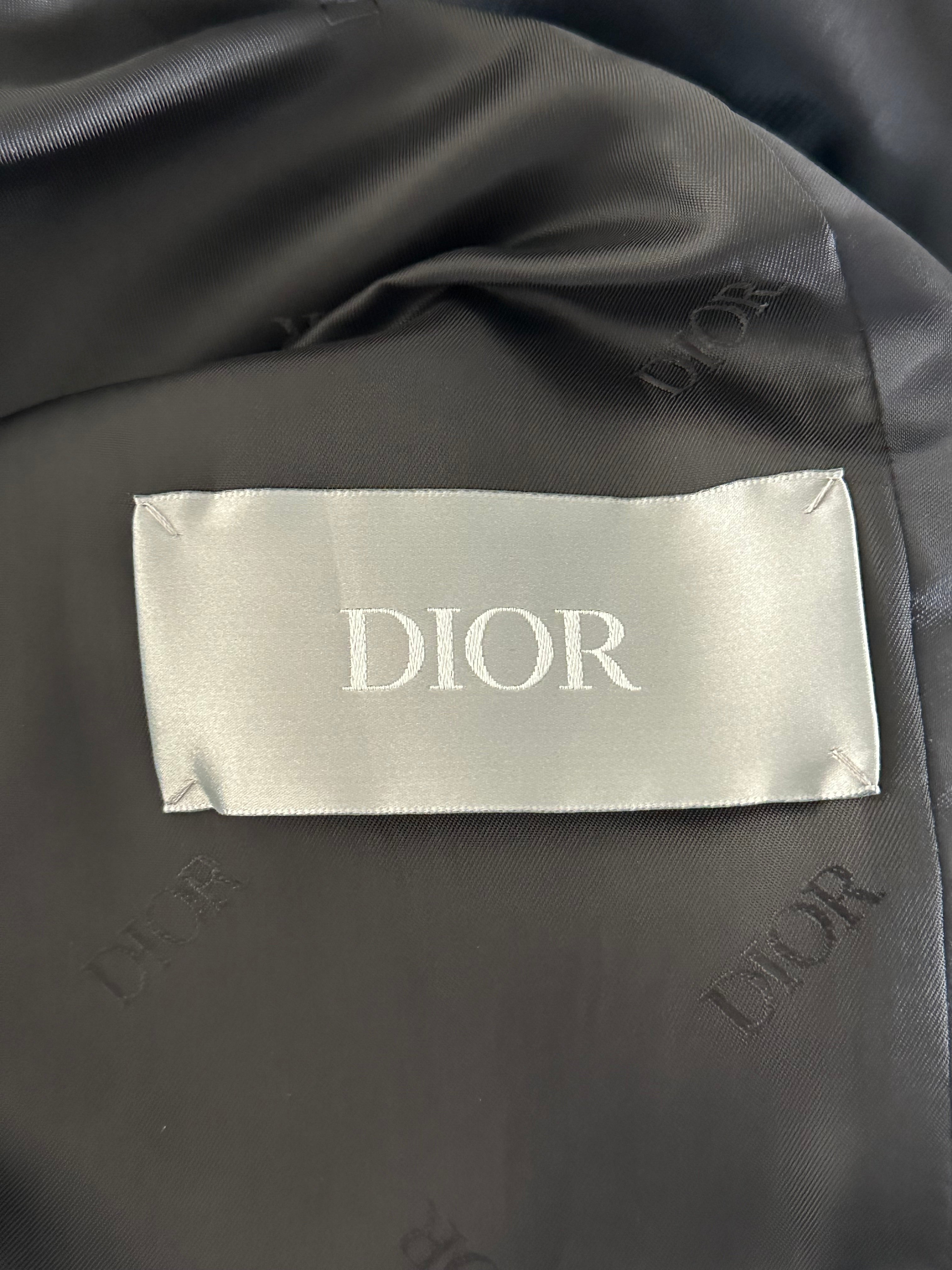 Dior Alex Fonton Black & Pink Logo Bomber Jacket for Women - Stylish Designer Outerwear for Casual Wear & Night Out