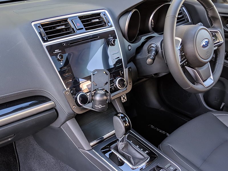 Industrial Evolution InDash Mount for Subaru Outback (2019-2023) - Secure Phone Holder for GPS Navigation & Hands-Free Driving - Perfect for Road Trips & Daily Commutes