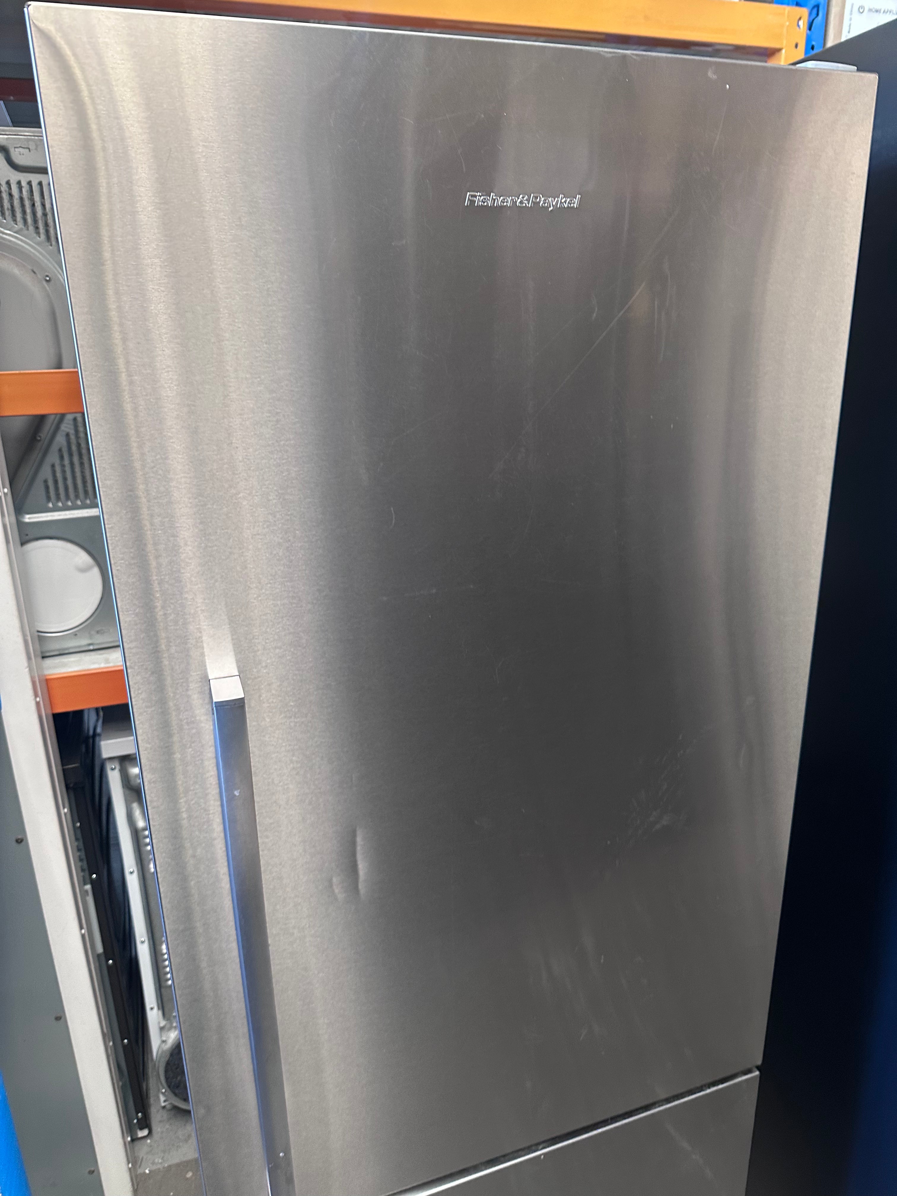 Fisher & Paykel 403L Bottom Mount Refrigerator - Energy Efficient, Stainless Steel, Spacious Freezer [Refurbished] - Perfect for Modern Kitchens & Small Families