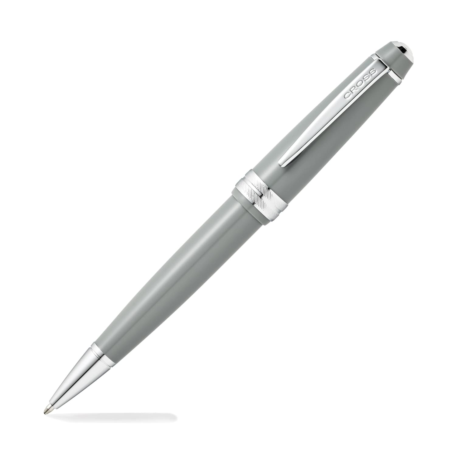 Premium Cross Bailey Light Ballpoint Pen - Polished Gray Resin - Smooth Writing for Office, School & Business Gifts - Elegant Everyday Carry Pen for Professionals & Students