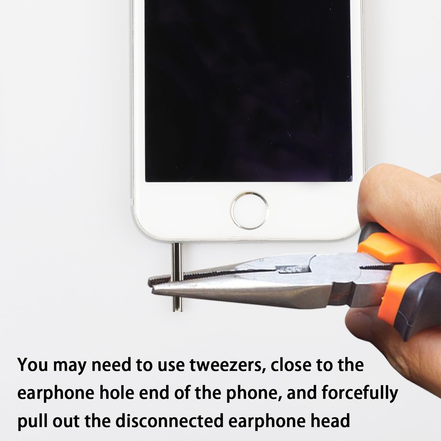 Headphone Plug Extractor Tool - Broken Headphone Tip Removal Kit for iPhone, Android & Mobile Devices (6 Pack) - Fix Stuck 3.5mm Jack in Phones, Tablets & Laptops