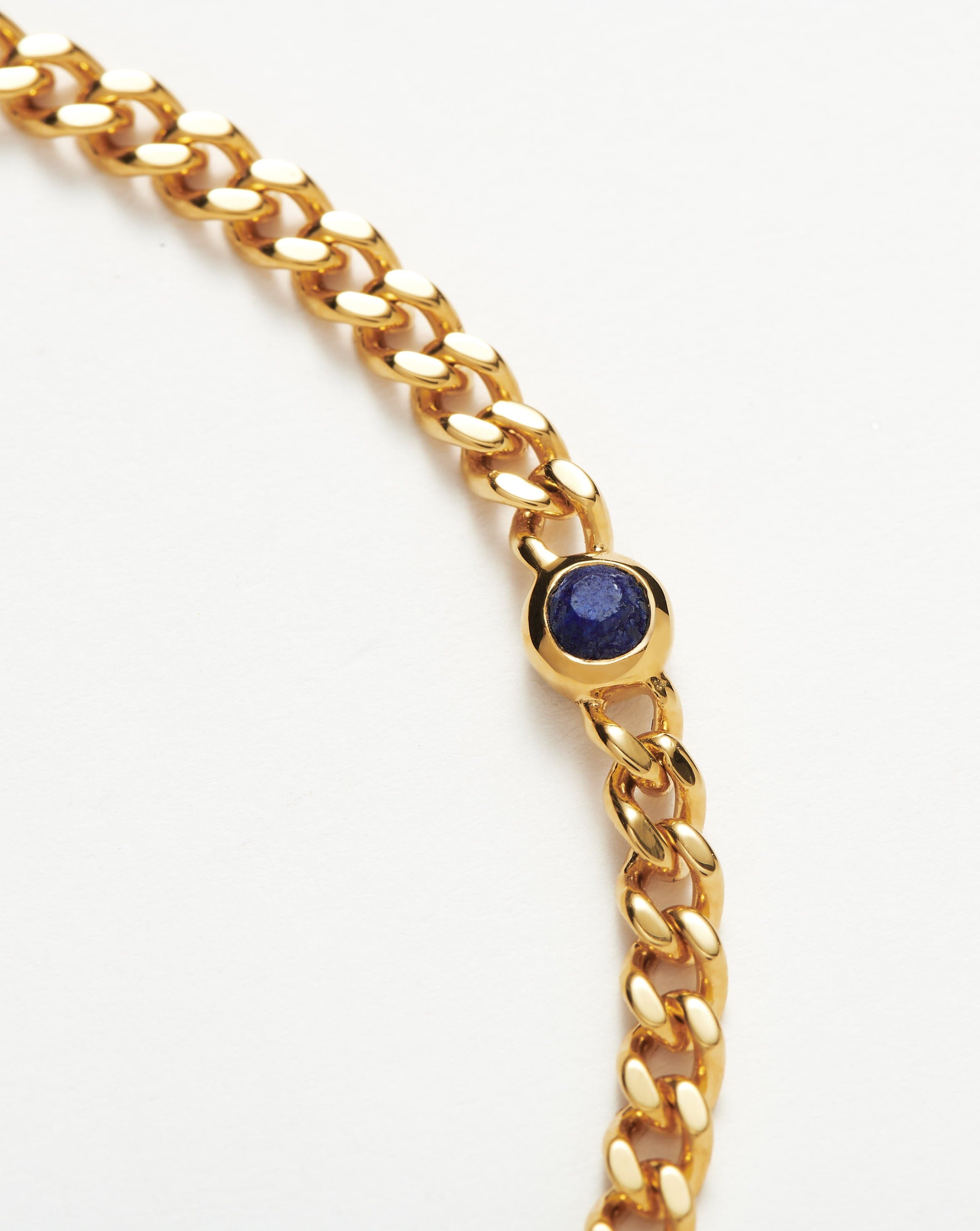 September Birthstone Bracelet for Women - 18k Gold Plated Vermeil & Genuine Lapis Lazuli Jewelry | Elegant Gift for Birthdays, Anniversaries & Special Occasions