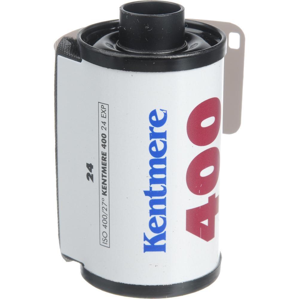 Kentmere 400 ISO 24-Exposure Black & White 35mm Film Roll - Perfect for Street Photography & Low Light Shooting
