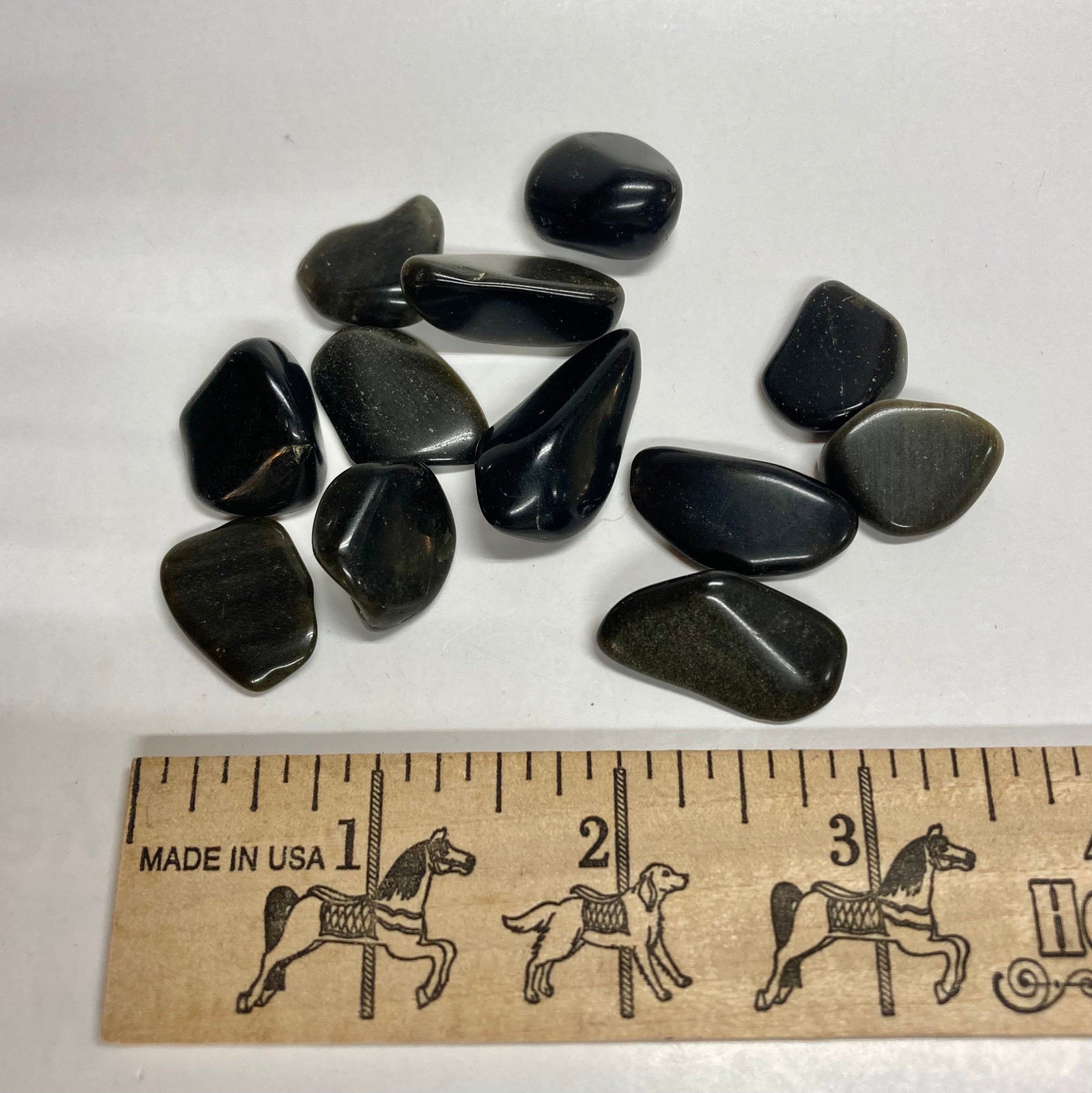 Goldsheen Black Obsidian Stone - Natural Healing Crystal for Protection, Meditation & Energy Cleansing | Perfect for Home Decor, Jewelry Making & Spiritual Practices