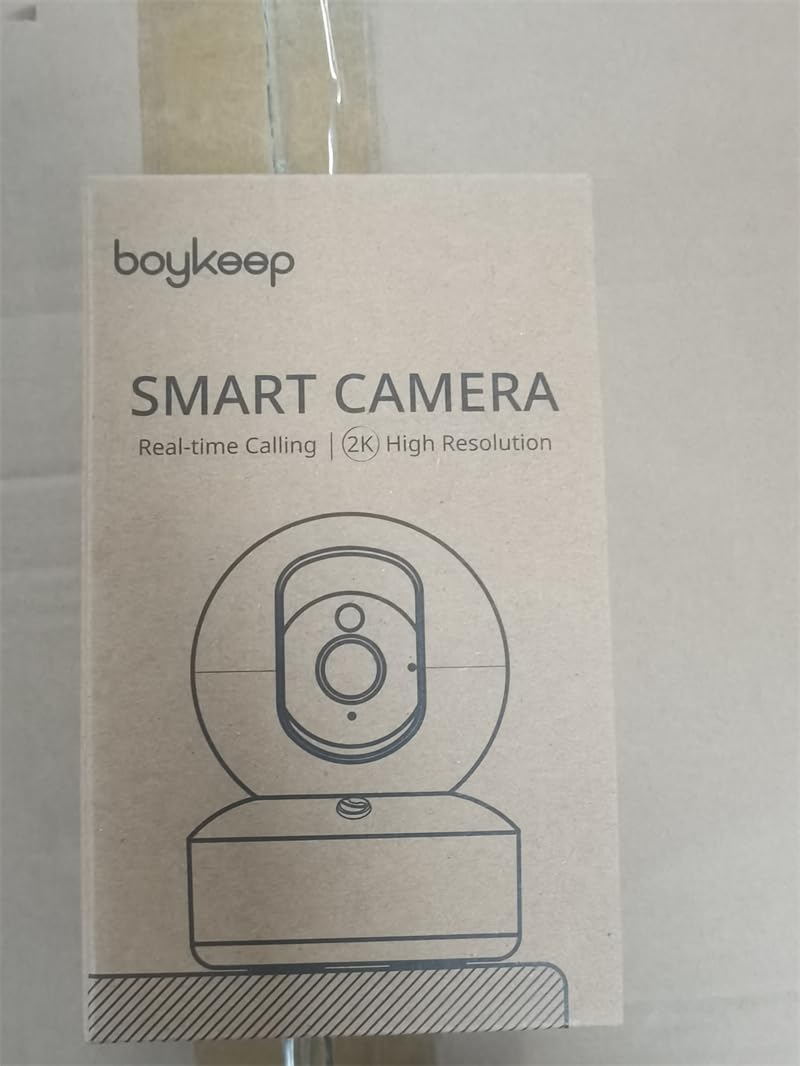 BoyKeep 2K Pet Camera - Indoor Security Camera with 360° Pan & Tilt, 2-Way Audio & Night Vision | 5G/2.4GHz WiFi Baby/Dog Monitor with Phone App | New Version with 12-Second Free Cloud Storage | Perfect for Home Security, Pet Monitoring & Baby Care