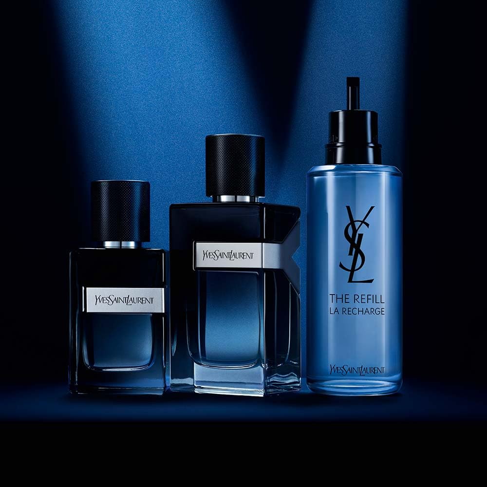 Yves Saint Laurent Y Eau de Parfum Refill for Men - 5.0 oz / 150ml | Long-Lasting Fragrance for Work, Date Night & Special Occasions
