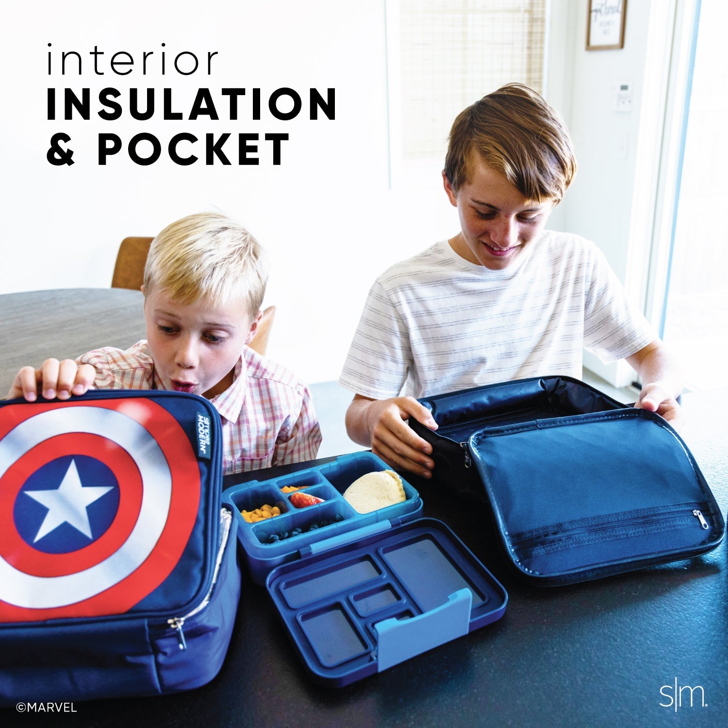 Insulated Hadley Lunch Bag for Work, School & Picnics - Leakproof & Durable Reusable Lunch Tote with Adjustable Shoulder Strap