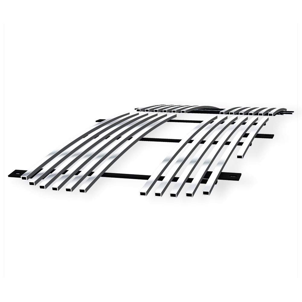 APS Compatible Chrome Billet Front Grill Grille Insert for 2005-2007 Dodge Dakota - RE-D85344A | Upgrade Your Truck's Appearance for Off-Roading & Car Shows