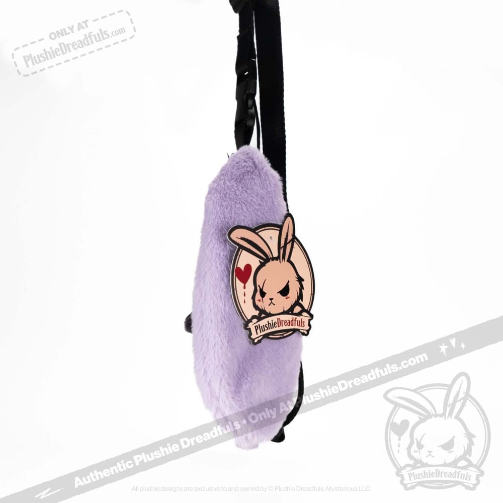 Goth Rabbit Crossbody Bag - Plushie Dreadfuls Cute Gothic Purse for Women | Perfect for Halloween, Cosplay & Alternative Fashion