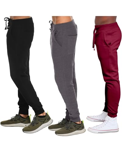 3 Pack | Black | Burgundy | Charcoal Heather