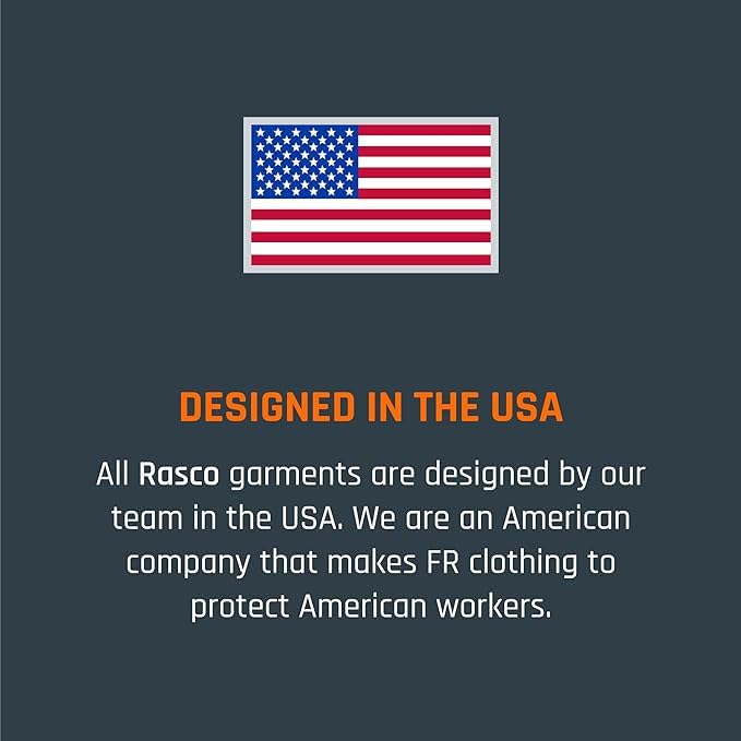 Rasco FR Uniform Shirt - Flame Resistant Workwear for Men & Women | OSHA Compliant Safety Shirts for Electricians, Mechanics & Industrial Workers
