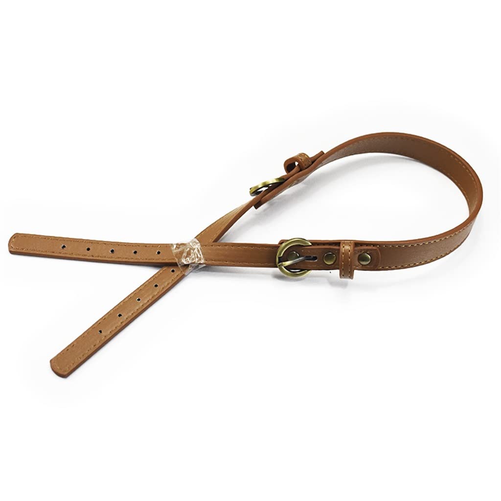 Genuine Cowhide Shoulder Bag Strap - 120cm Adjustable Replacement Handle for Women & Girls (75cm Length, Color B) - Perfect for Handbags, Totes & Crossbody Bags