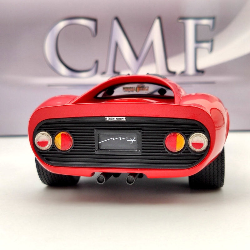 1/18 Scale Ferrari Thomassima III 1969 Red Resin Model Car - Limited Edition Collectible CMF18145 | Perfect for Display, Racing Enthusiast Gifts & Home Decor