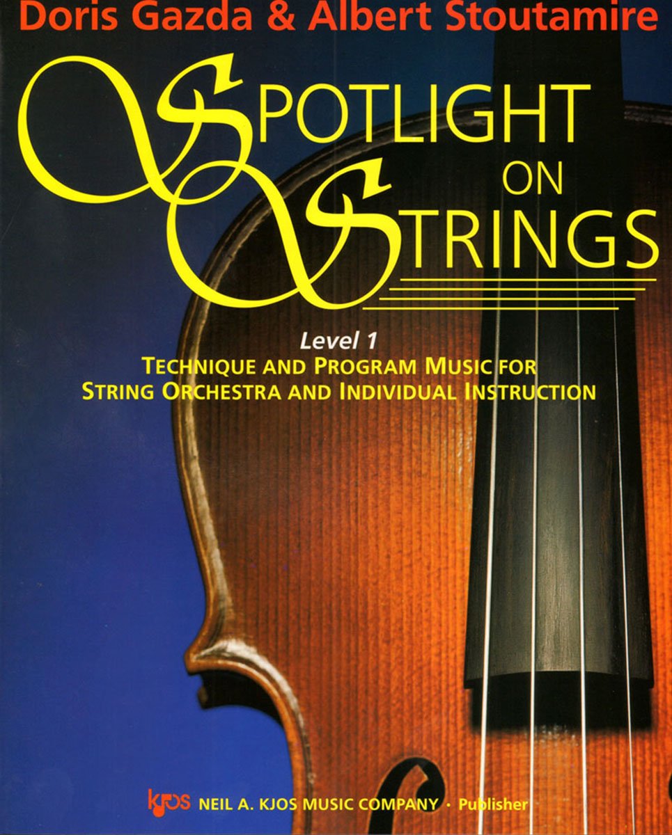 92F - Spotlight On Strings - Level 1 - Teacher Score & Keyboard Accompaniment - Perfect for Music Classrooms, Private Lessons & Student Recitals