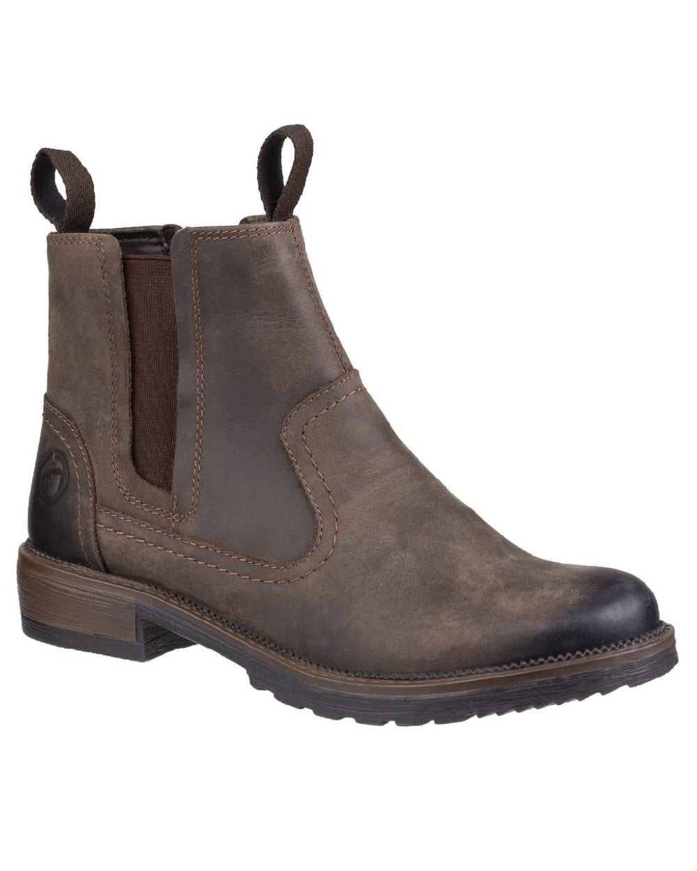 Cotswold Women's Laverton Ankle Boots - Waterproof Leather Chelsea Boots for Women - Comfortable Slip-On Winter Boots for Walking, Work & Casual Outfits