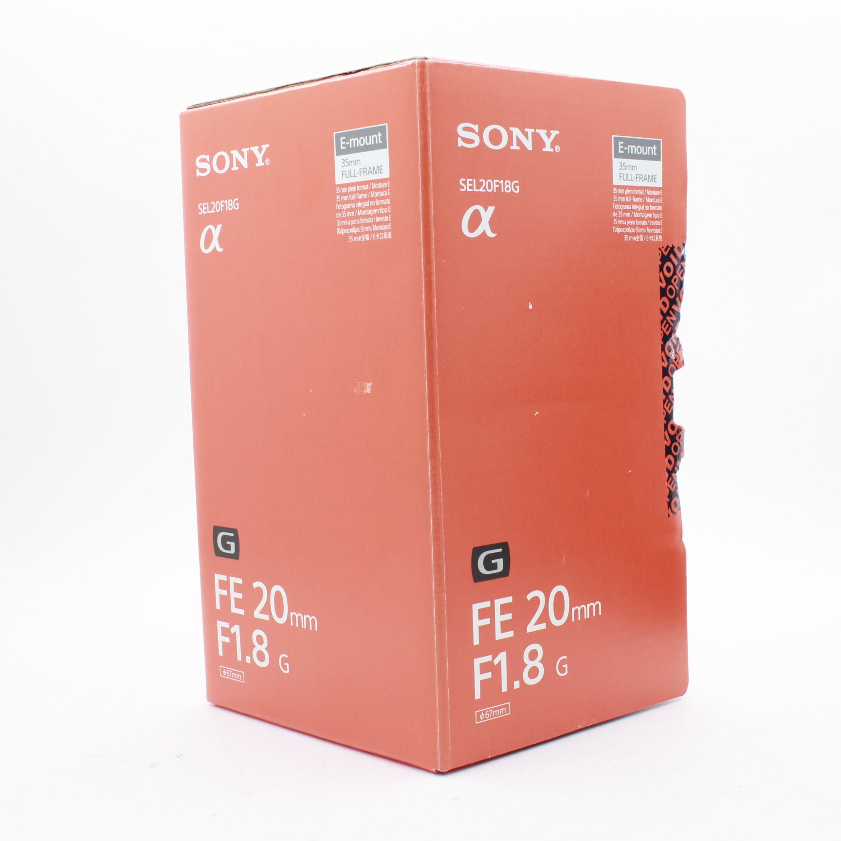 Open Box Excellent Condition Sony FE 20mm f/1.8 G Full Frame Wide-Angle Prime Lens - Perfect for Landscape, Astrophotography & Low-Light Shooting