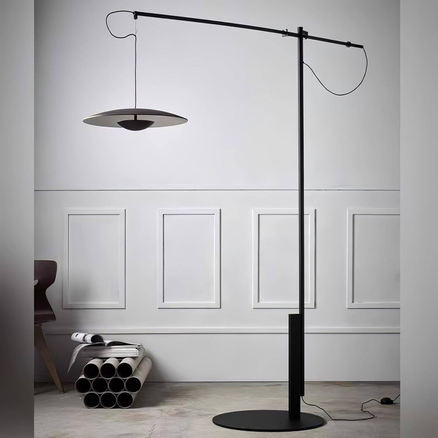 Modern Adjustable LED Floor Lamp for Living Room - Dimmable Standing Light with Remote Control for Bedroom, Office & Reading Corner