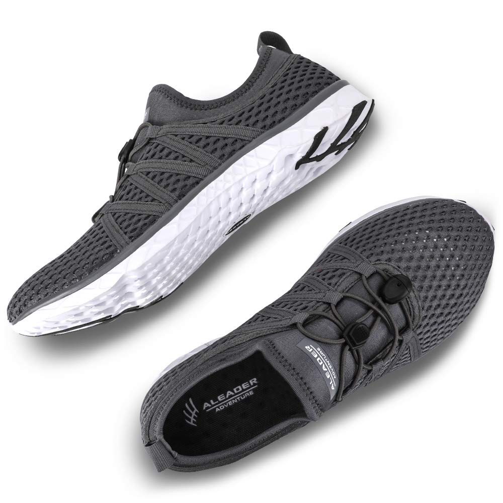 Aleader Women's Quick-Dry Mesh Slip-On Water Shoes for Beach, Pool, Yoga & Aqua Fitness | Lightweight & Comfortable