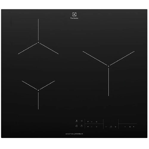 Electrolux EHI6322BF 60cm Built-In 3 Zone Induction Cooktop - Perfect for Modern Kitchens & Fast Cooking