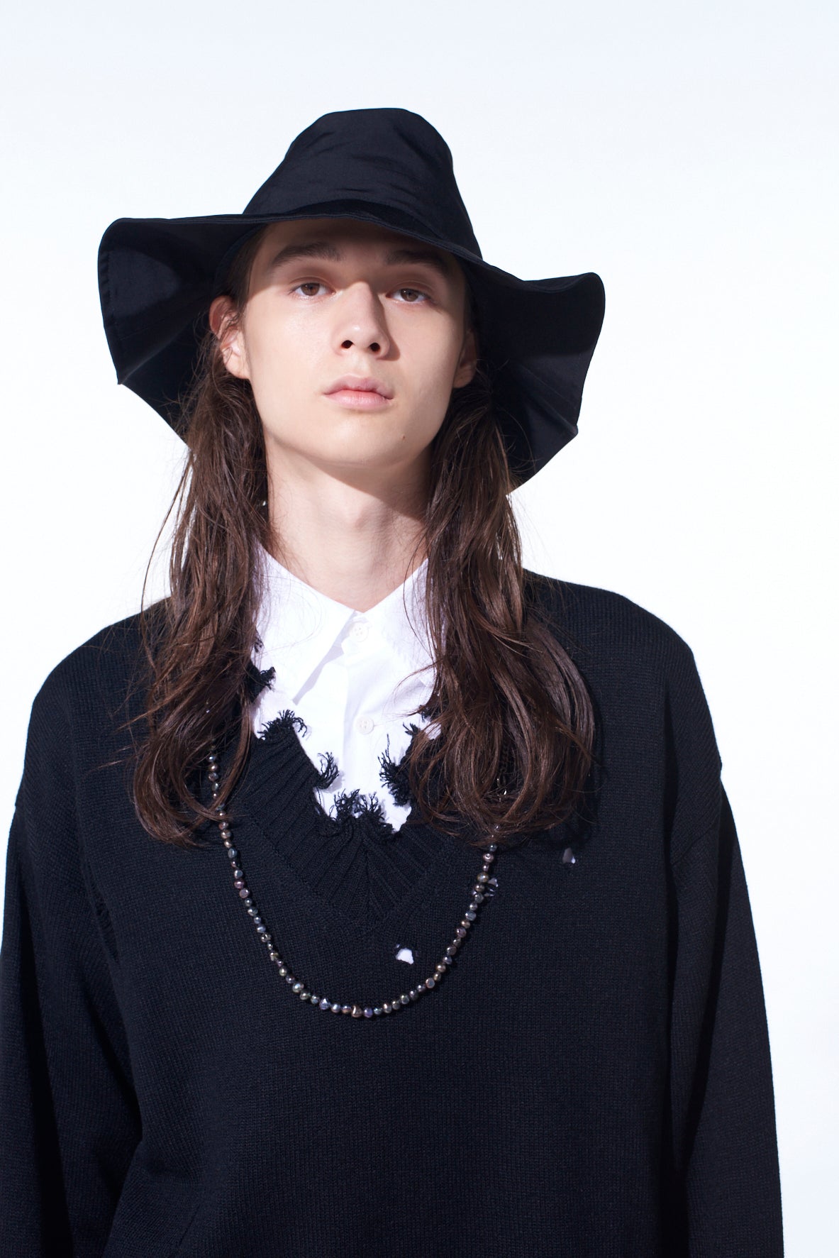 Stylish Crepe de Chine Wide Brim Sun Hat for Women - Perfect for Beach, Garden & Summer Outdoor Activities