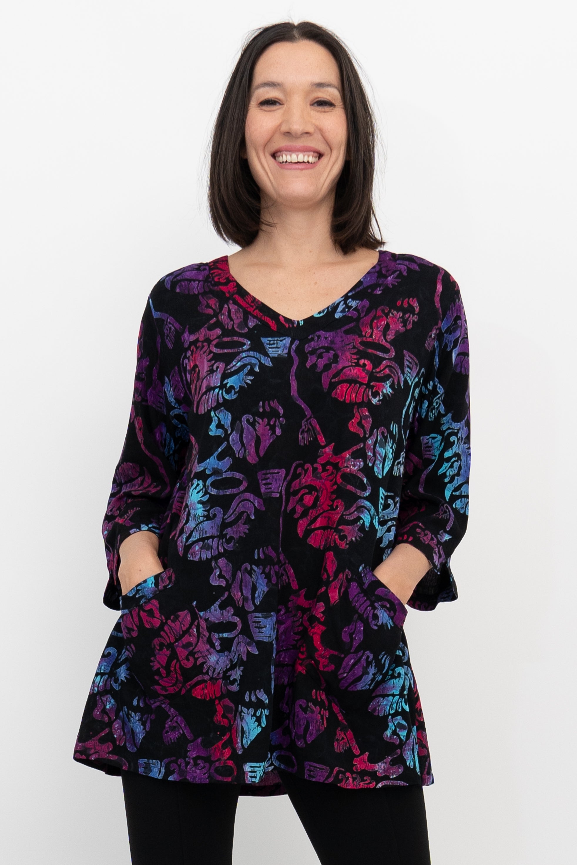 Evelyn Top Gem - Elegant Women's Blouse with Rhinestone Details for Party, Wedding & Evening Occasions