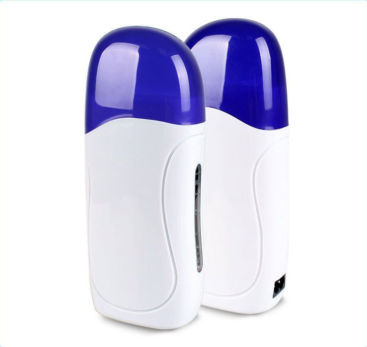 Portable Single Hand Roll On Wax Warmer for Hair Removal - Round Lid Design - Perfect for Home Use, Salon & Travel Waxing