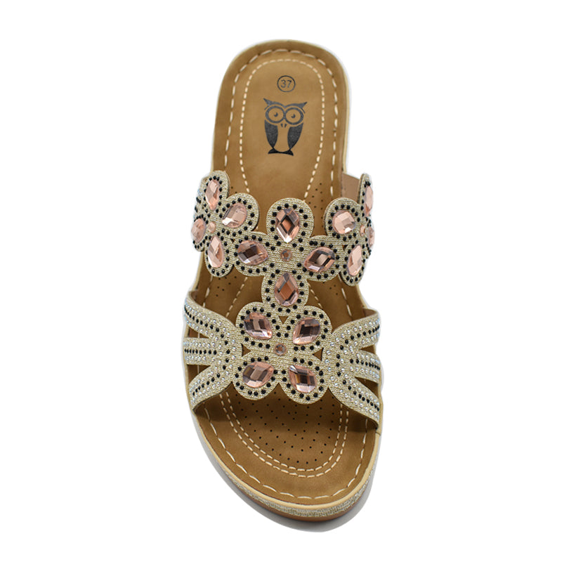 Women's Comfortable Brooklyn Wedge Sandal - Stylish Summer Casual Shoes for Walking, Travel & Beach Outfits