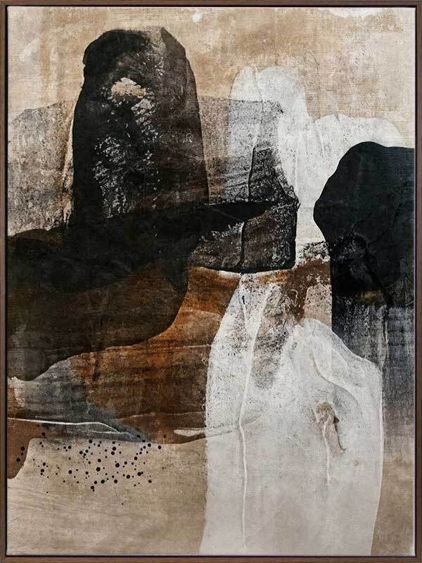 Earthen Hues II Canvas Art Print - Modern Abstract Wall Decor for Living Room, Bedroom & Office - Ready to Hang Home Decor