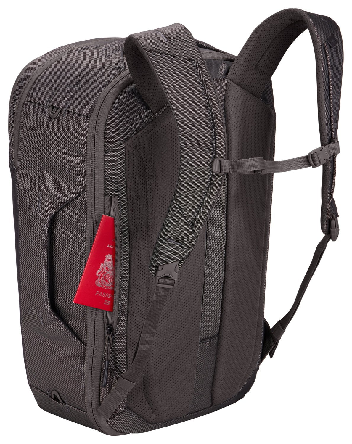 Thule Subterra 2 Convertible Carry On Bag 40L - Lightweight Expandable Luggage for Travel & Business - Vetiver Gray - Perfect for Airplane Cabin & Weekend Getaways