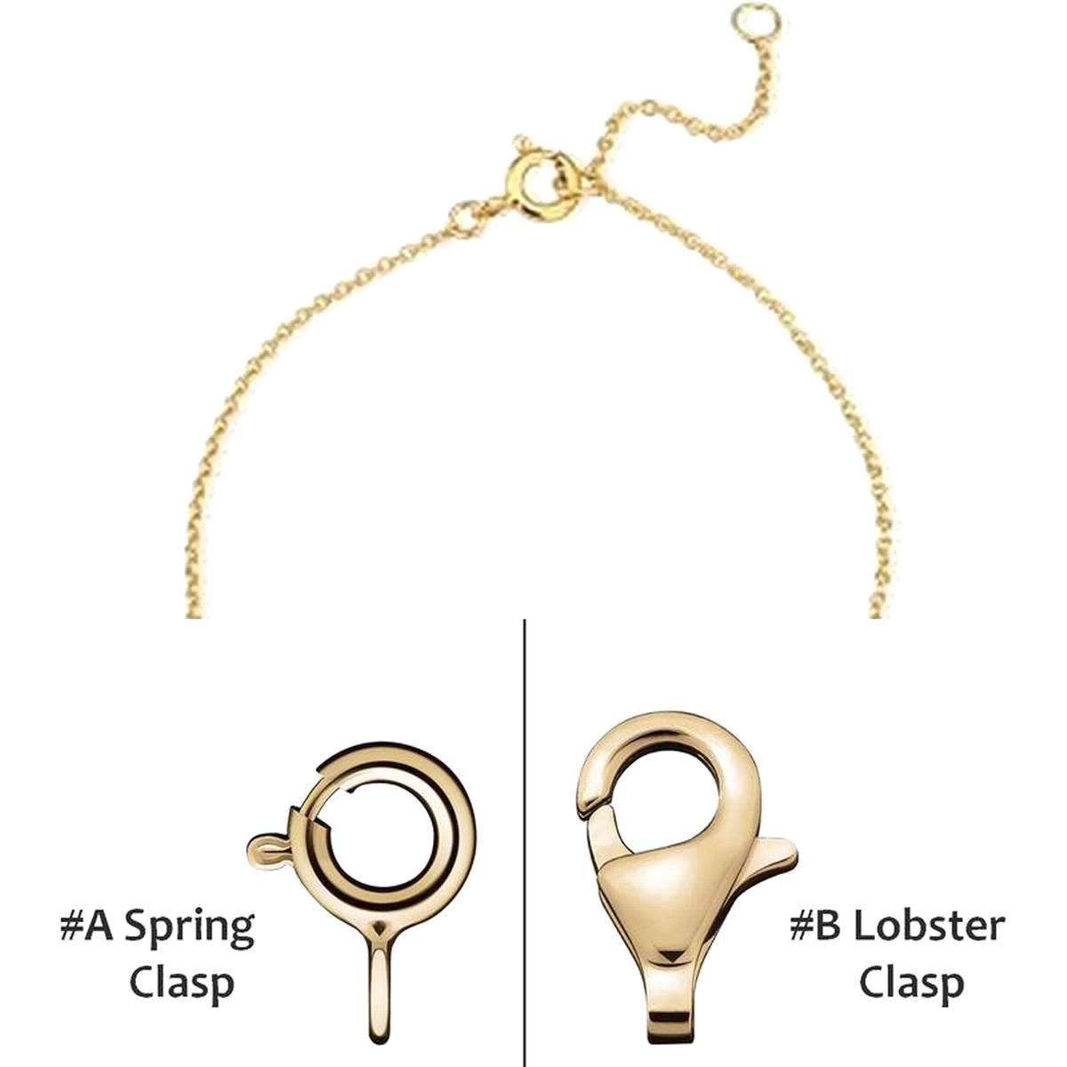 14K Gold Diamond Hamsa Necklace - Asymmetric Hamsa Charm Pendant with Solitaire Diamond - Sideways Hamsa Jewelry for Women - Perfect for Everyday Wear, Spiritual Protection & Gift Giving
