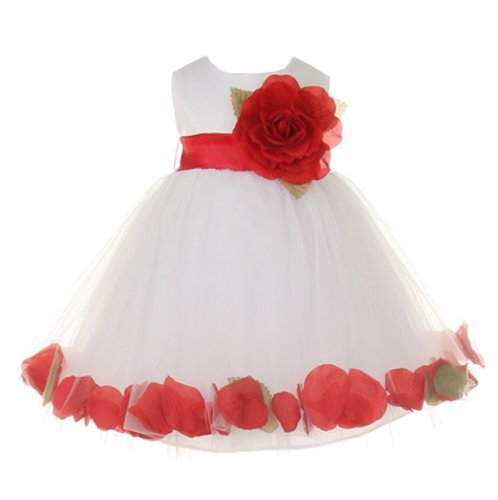 White With Red Sash, Flower & Petals