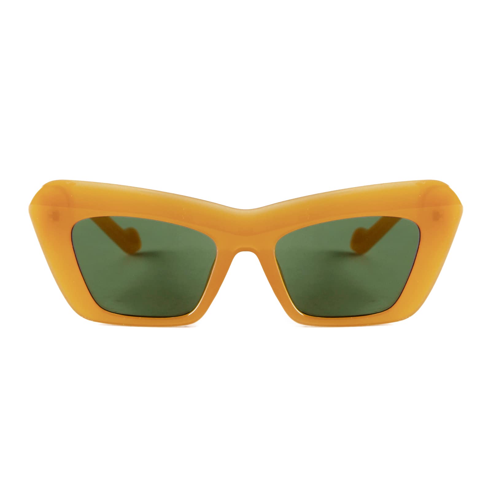 Stylish Retro Cat Eye Sunglasses for Women - UV Protection, Trendy Cateye Frames - Perfect for Beach, Driving & Fashion Outfits