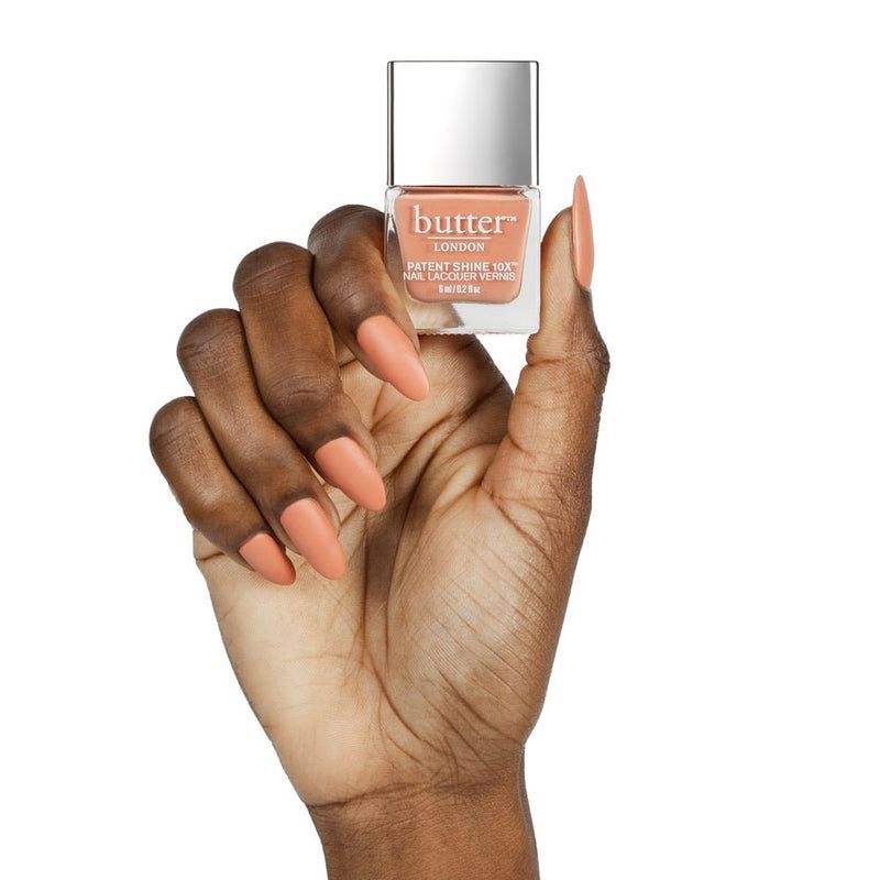Butter London Patent Shine 10X Nail Lacquer - Blushing Terracotta Nail Polish for Long-Lasting Shine & Vibrant Color | Perfect for Everyday Wear, Special Occasions & Professional Manicures