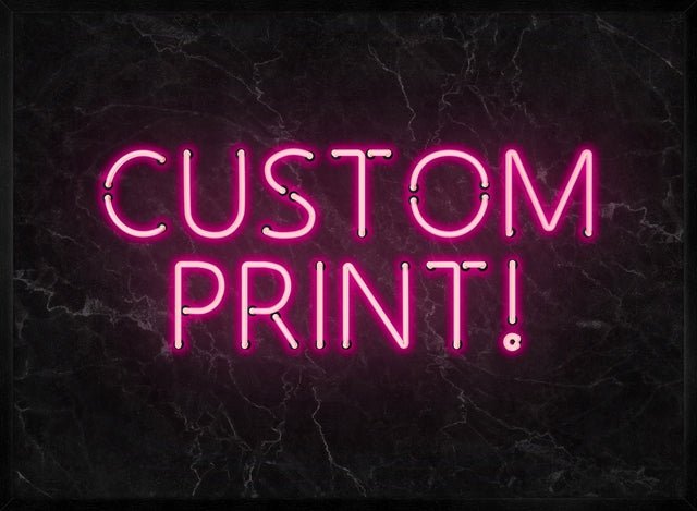 Custom Neon Sign - Landscape Black Marble Wall Art for Home, Office & Bar Decor - Perfect for Bedroom, Living Room & Wedding Backdrop