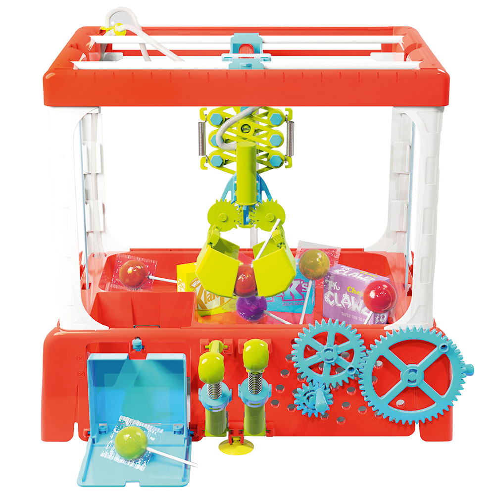 Candy Claw Engineering Arcade Game Maker Lab Kit - DIY Arcade Machine Building Set for Kids & Adults - Perfect for STEM Learning, Birthday Gifts & Game Room Decor