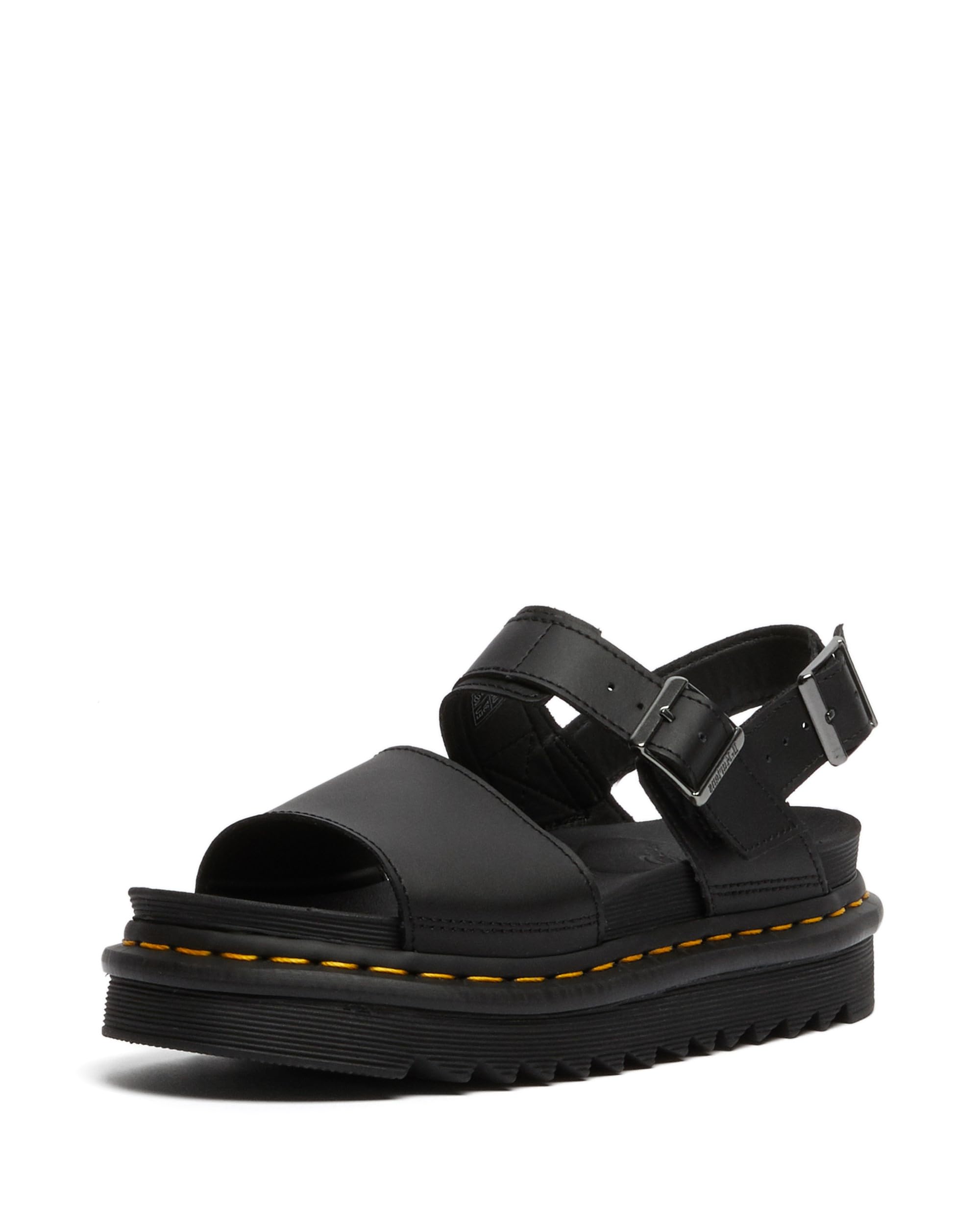 Dr. Martens Women's Voss Hydro Fisherman Sandal - Comfortable Leather Straps, Adjustable Buckle, Slip-Resistant Sole (UK 5.5 Men/6 Women) - Perfect for Summer, Beach, Travel & Casual Outings