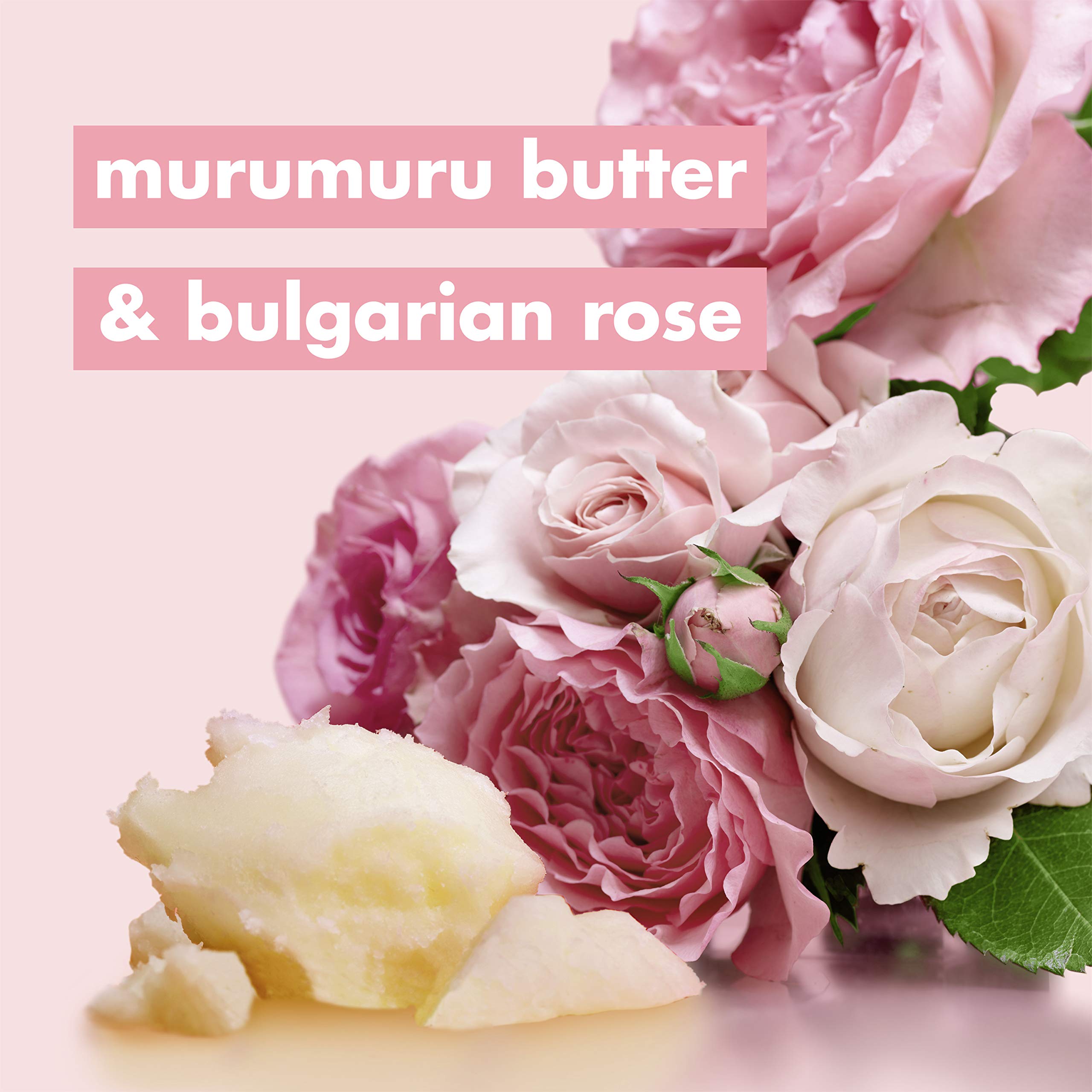 Love Beauty And Planet Bountiful Moisture Body Wash with Murumuru Butter | Silicone-Free, Paraben-Free, Vegan | Hydrating & Cleansing for Soft Skin | Rose Scent, 16 Fl Oz | Perfect for Daily Shower & Self-Care Routine