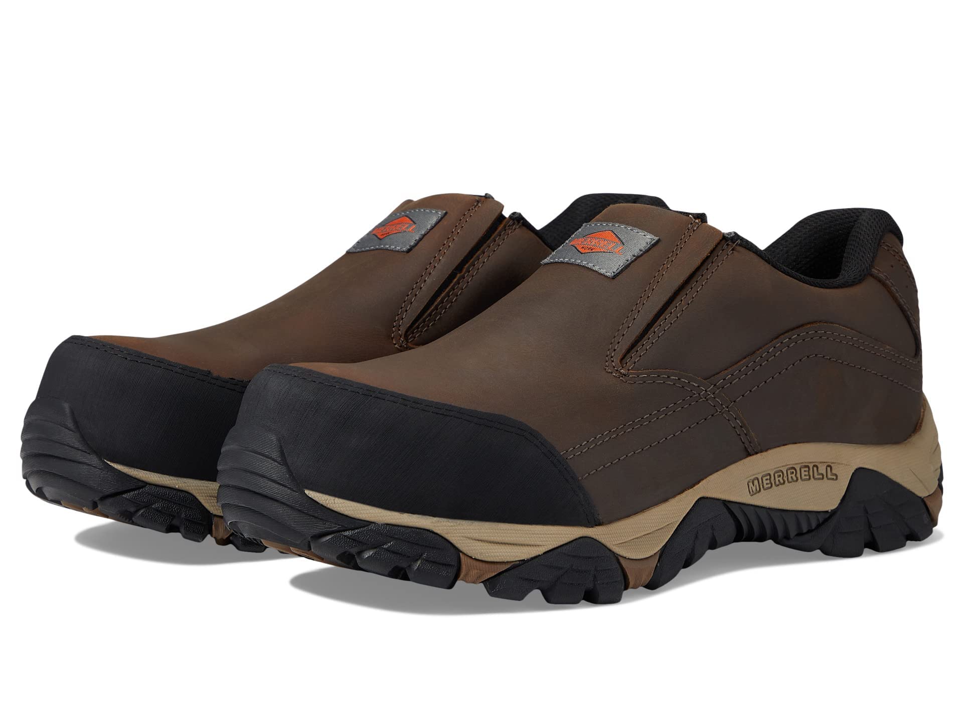 Merrell Men's Moab Adventure Moc CF Slip-On Hiking Shoes - Lightweight & Comfortable for Outdoor Walking, Camping & Travel