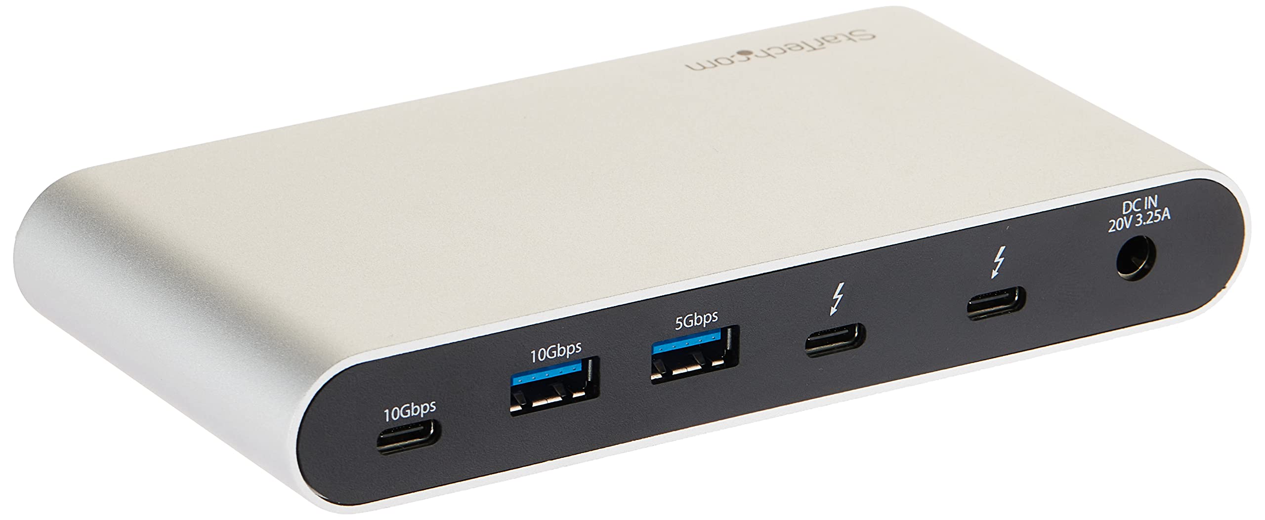 StarTech.com Thunderbolt 3 to USB 3.1 Gen 2 Hub - 4-Port USB-C & USB-A Adapter with 10Gbps Speed - External USB Controller for MacBook Pro, iMac & Windows Laptops - Perfect for Data Transfer, Video Editing & Multi-Device Charging (TB33A1C)