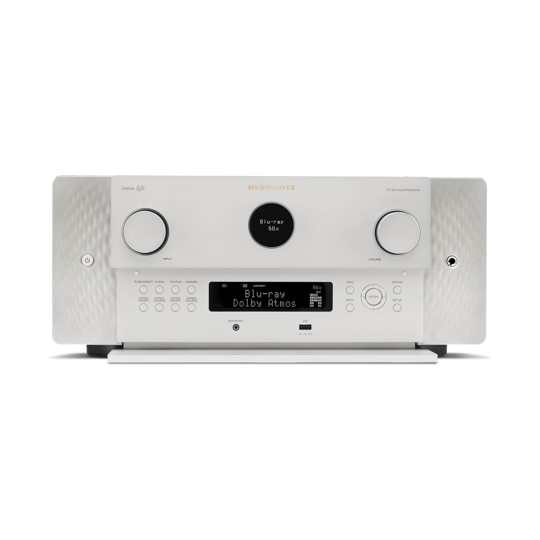 Marantz Cinema 40 Premium 9.4 Channel AV Receiver - Open Box (Home Theater, Dolby Atmos, 8K HDMI) for Ultimate Movie & Music Experience