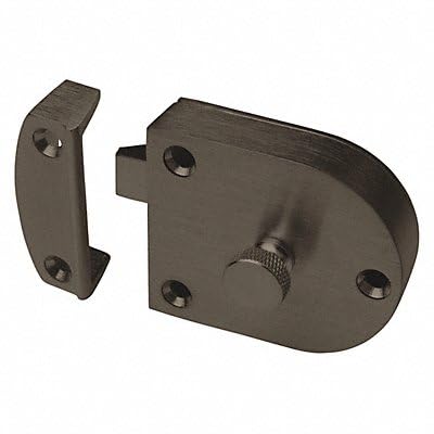 Heavy Duty Gate Latch 2-1/16 Inch Width Oil Rubbed Bronze Finish - Secure Fences, Gates, and Barn Doors for Enhanced Safety and Privacy