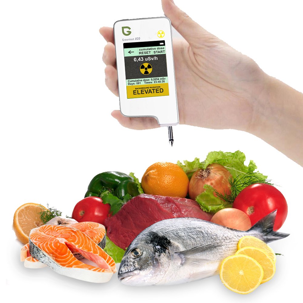 Greentest Eco 3 - High Accuracy Nitrate & Pesticide Tester for Fruits Vegetables | Portable Food Safety Detector | Perfect for Home Kitchen, Organic Farming & Grocery Shopping (White)