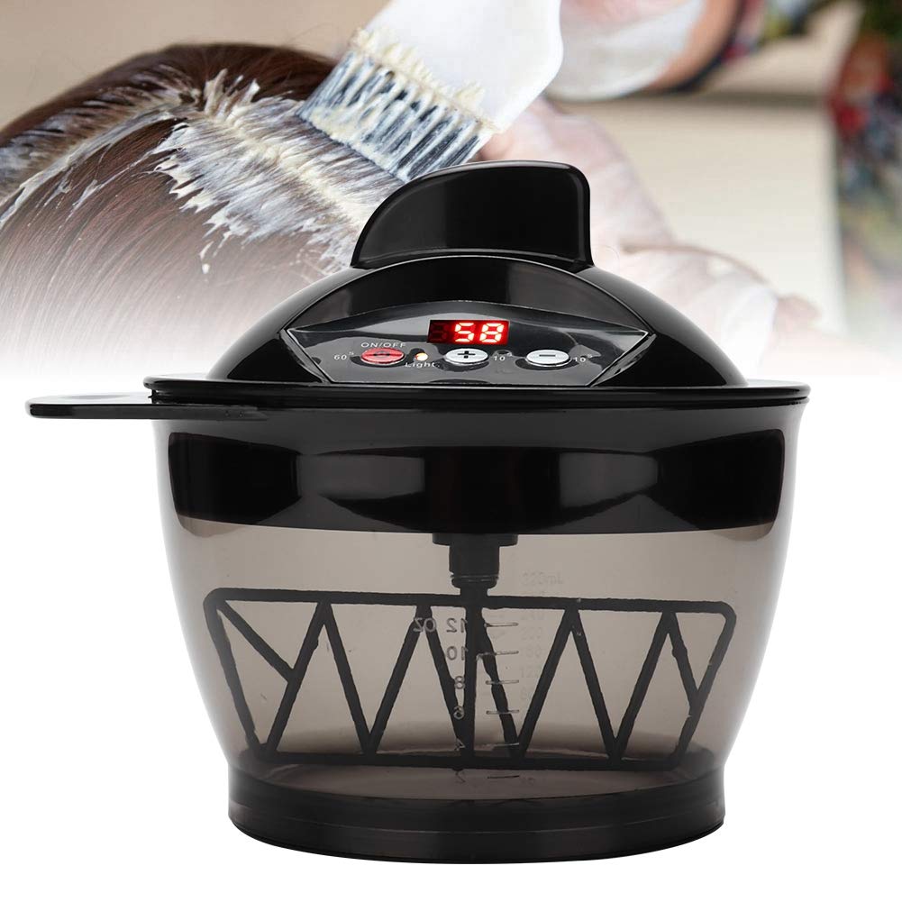 Electric Hair Color Mixer for Salon - Automatic Hair Dye Cream Blender with Mixing Bowl | Professional Hair Dye Mixing Tool for Salon & Home Use | Perfect for Coloring, Highlighting & Balayage Treatments