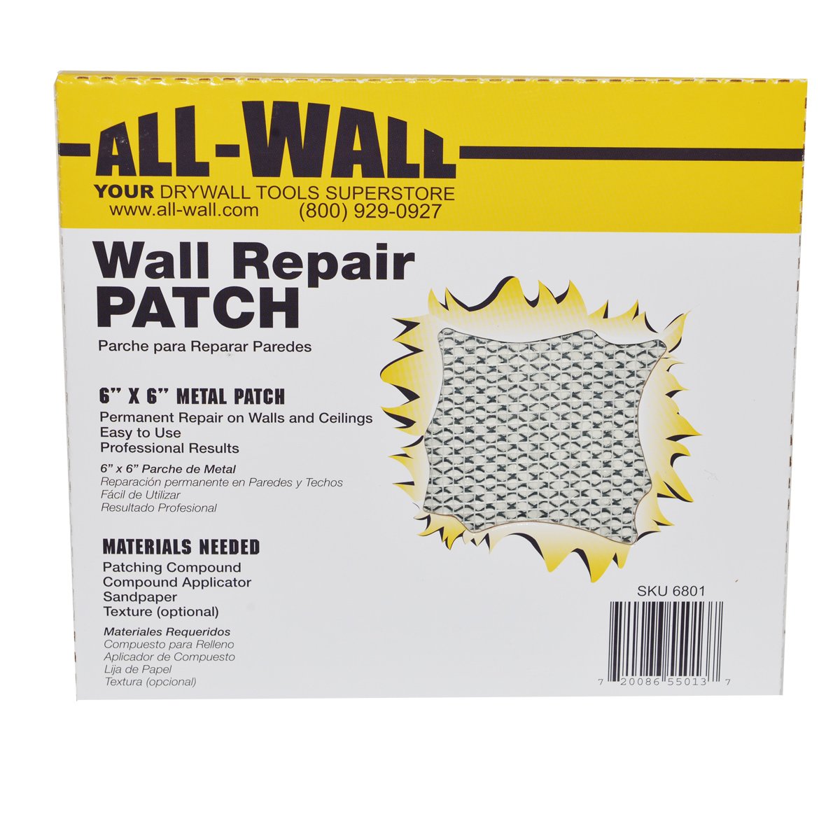 All-Wall Drywall Repair Patches - 6