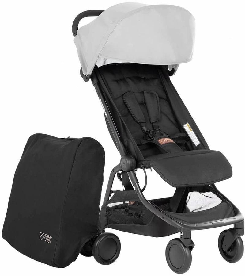 Mountain Buggy Nano V3 Lightweight Compact Travel Stroller - Perfect for Airplanes, City Walks & Outdoor Adventures